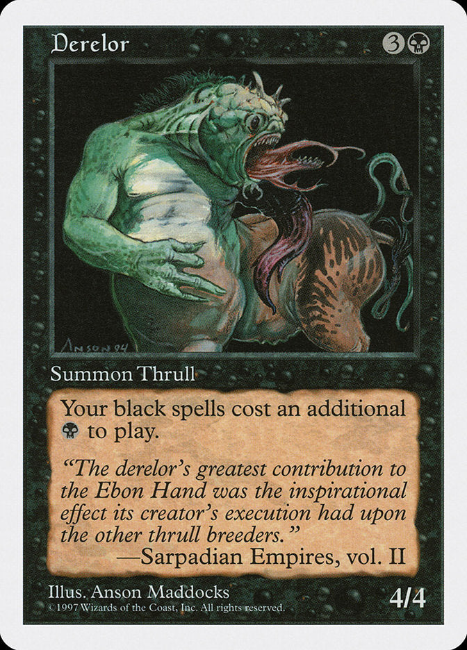Derelor [Fifth Edition] Magic: The Gathering