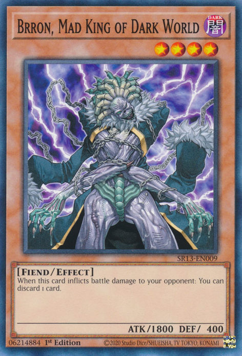 Brron, Mad King of Dark World [SR13-EN009] Common Yu-Gi-Oh!