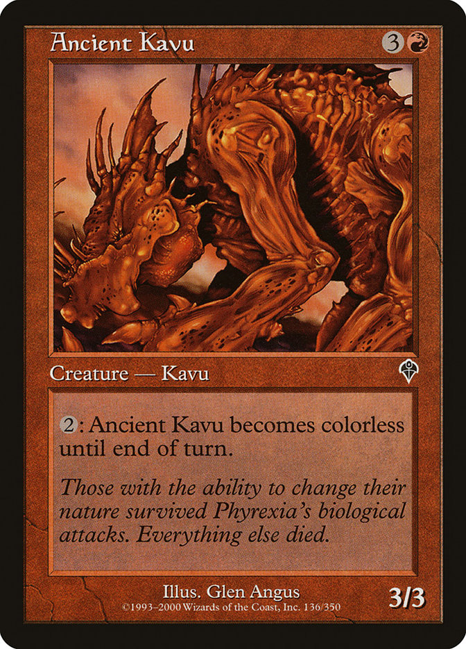 Ancient Kavu [Invasion] Magic: The Gathering
