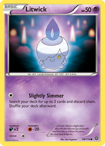 Litwick (48/114) [XY: Steam Siege] Pokémon