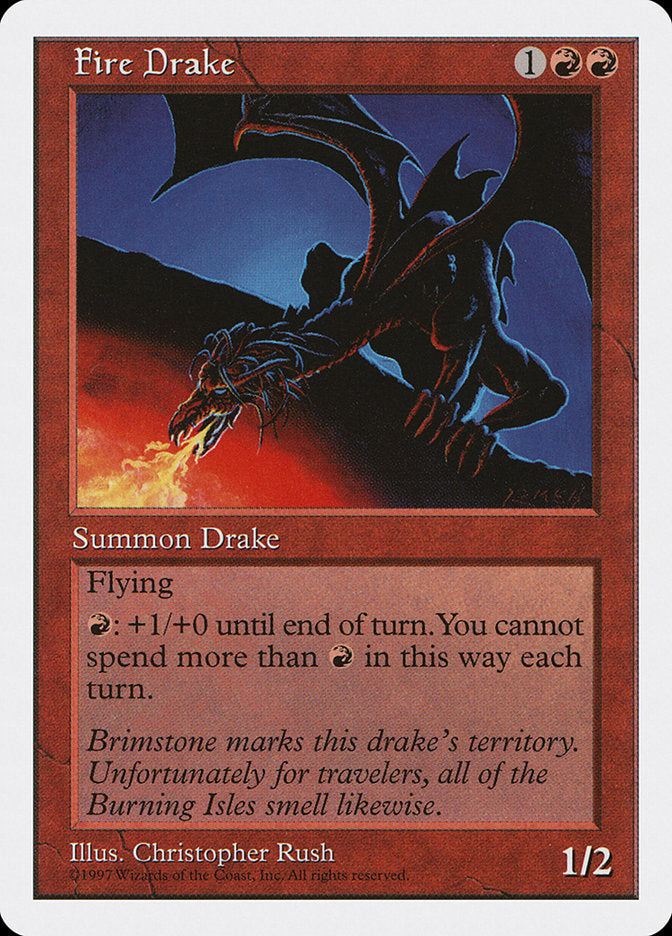 Fire Drake [Fifth Edition] Magic: The Gathering