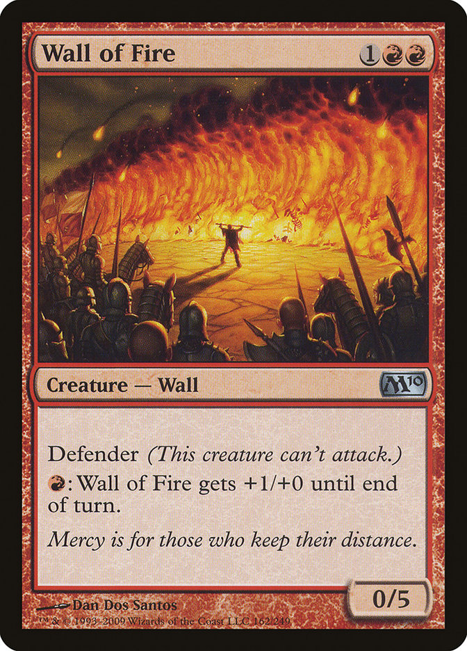 Wall of Fire [Magic 2010] Magic: The Gathering