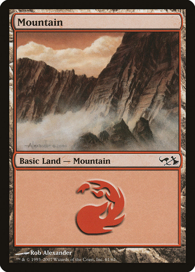 Mountain (61) [Duel Decks: Elves vs. Goblins] Magic: The Gathering