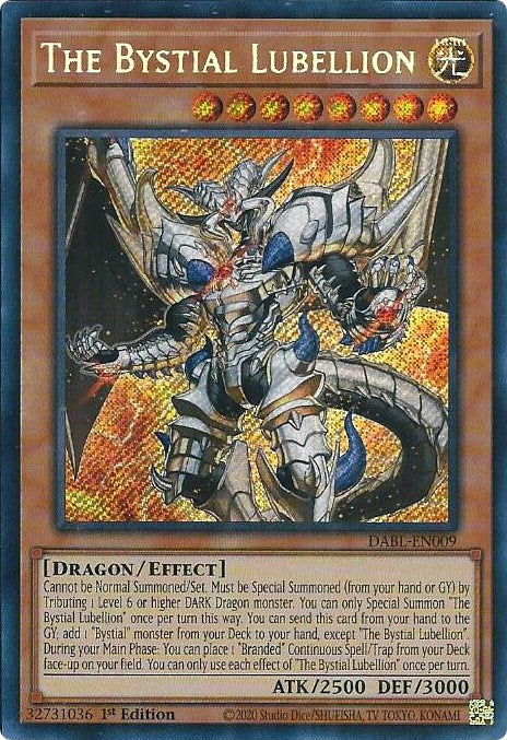 The Bystial Lubellion [DABL-EN009] Secret Rare Yu-Gi-Oh!