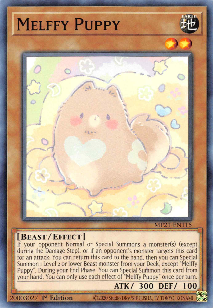 Melffy Puppy [MP21-EN115] Common Yu-Gi-Oh!