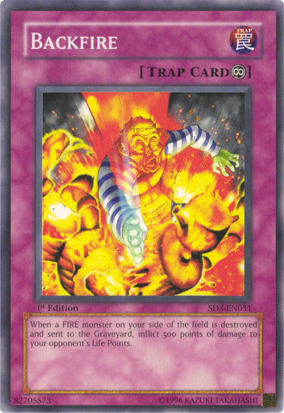 Backfire [SD3-EN031] Common Yu-Gi-Oh!