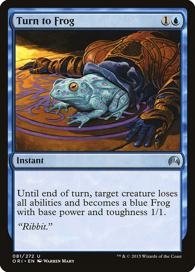 Turn to Frog [Magic Origins] Magic: The Gathering