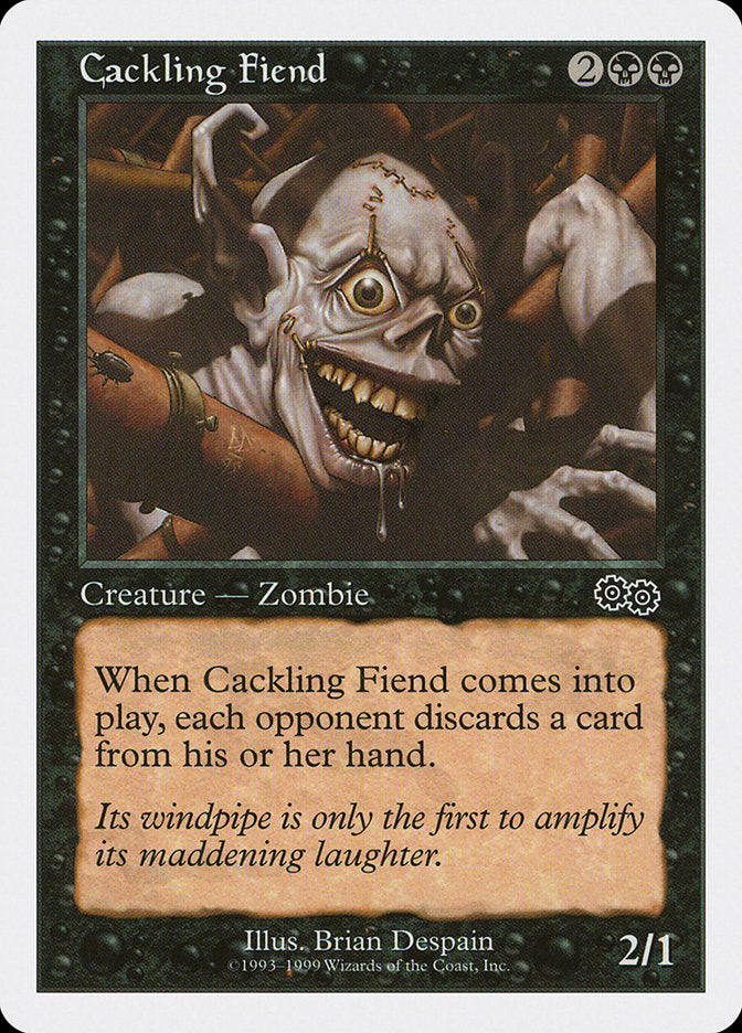 Cackling Fiend [Battle Royale] Magic: The Gathering