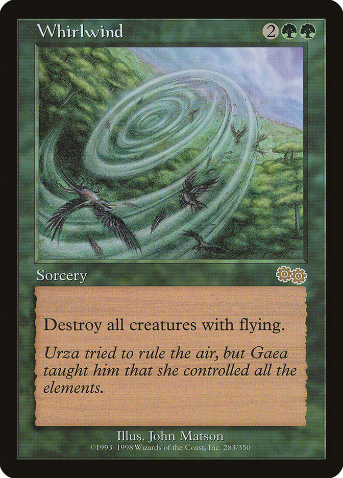 Whirlwind [Urza's Saga] Magic: The Gathering