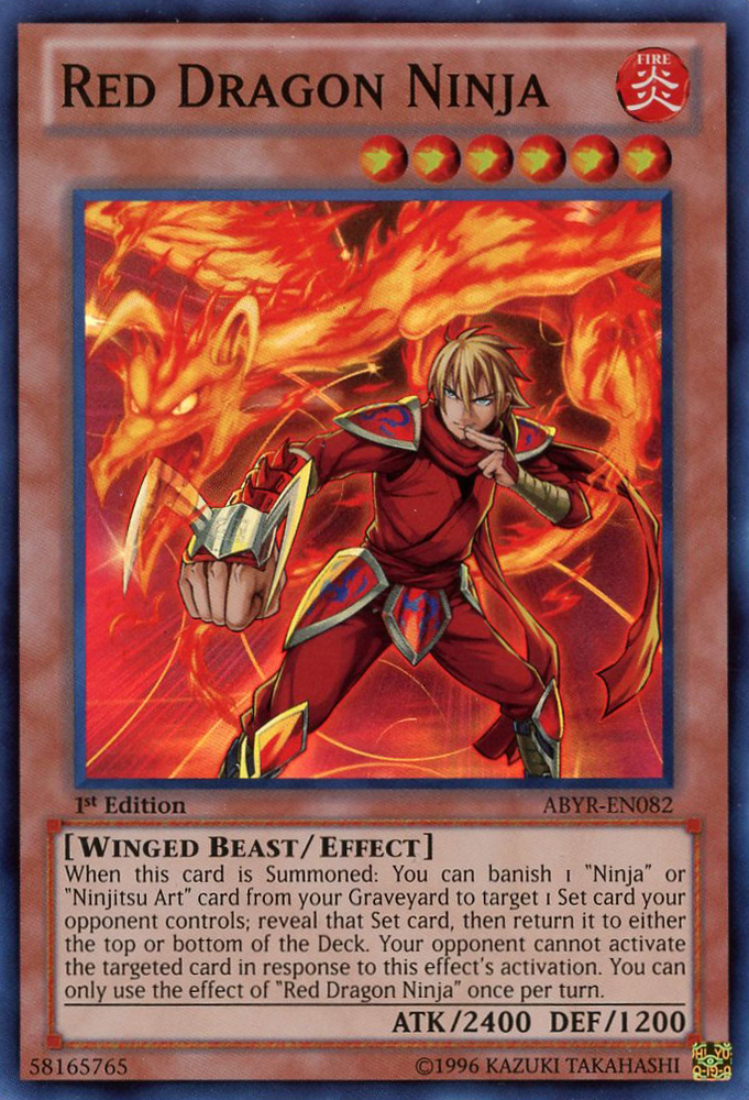 Red Dragon Ninja [ABYR-EN082] Super Rare Yu-Gi-Oh!