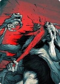 Vorinclex, Monstrous Raider 2 Art Card [Kaldheim Art Series] Magic: The Gathering