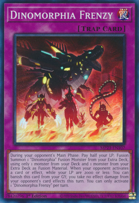 Dinomorphia Frenzy [MP23-EN107] Super Rare Yu-Gi-Oh!