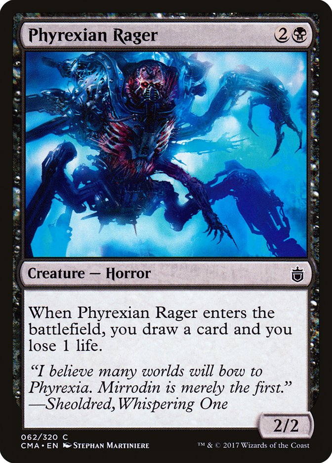 Phyrexian Rager [Commander Anthology] Magic: The Gathering
