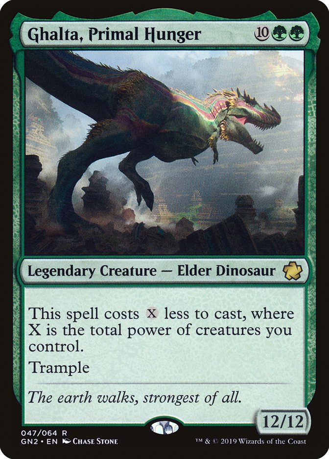Ghalta, Primal Hunger [Game Night 2019] Magic: The Gathering