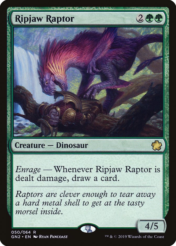 Ripjaw Raptor [Game Night 2019] Magic: The Gathering