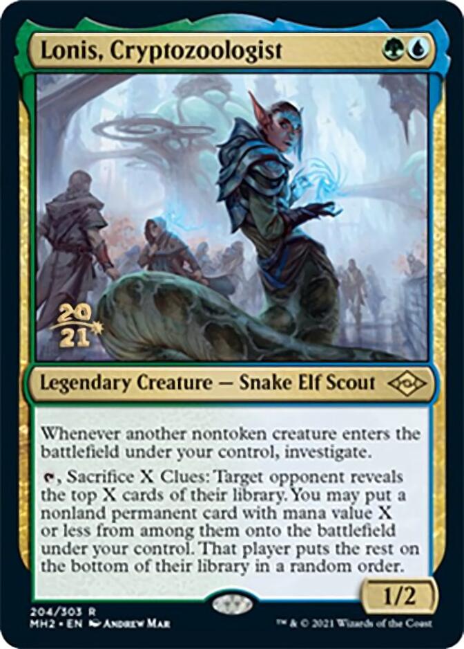 Lonis, Cryptozoologist [Modern Horizons 2 Prerelease Promos] Magic: The Gathering