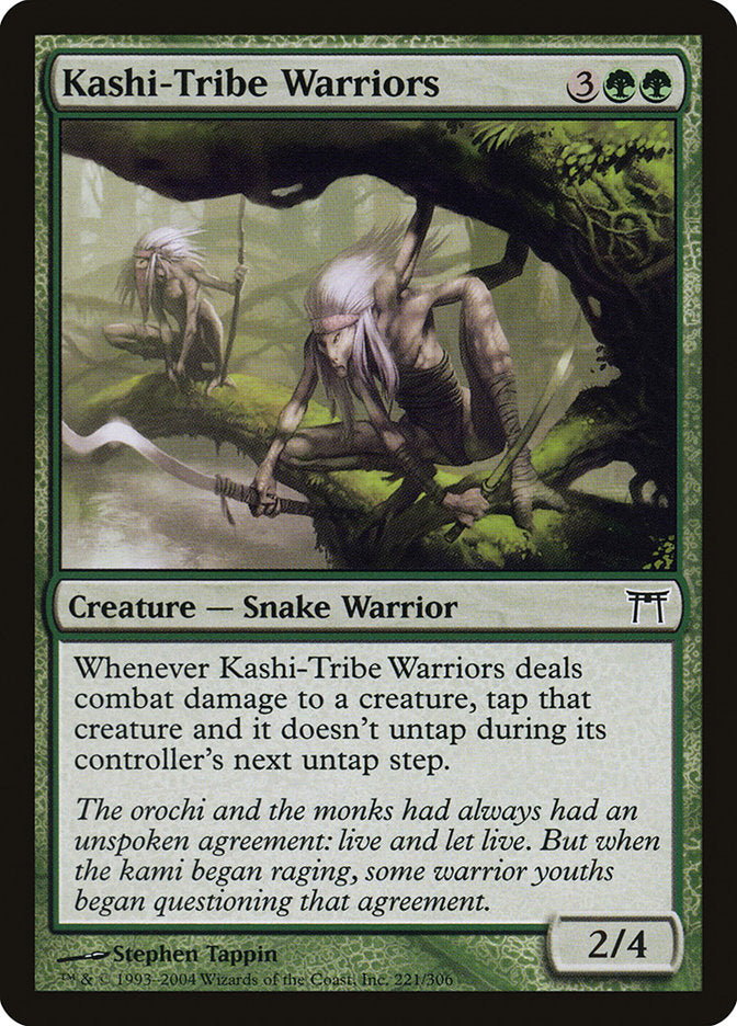 Kashi-Tribe Warriors [Champions of Kamigawa] Magic: The Gathering