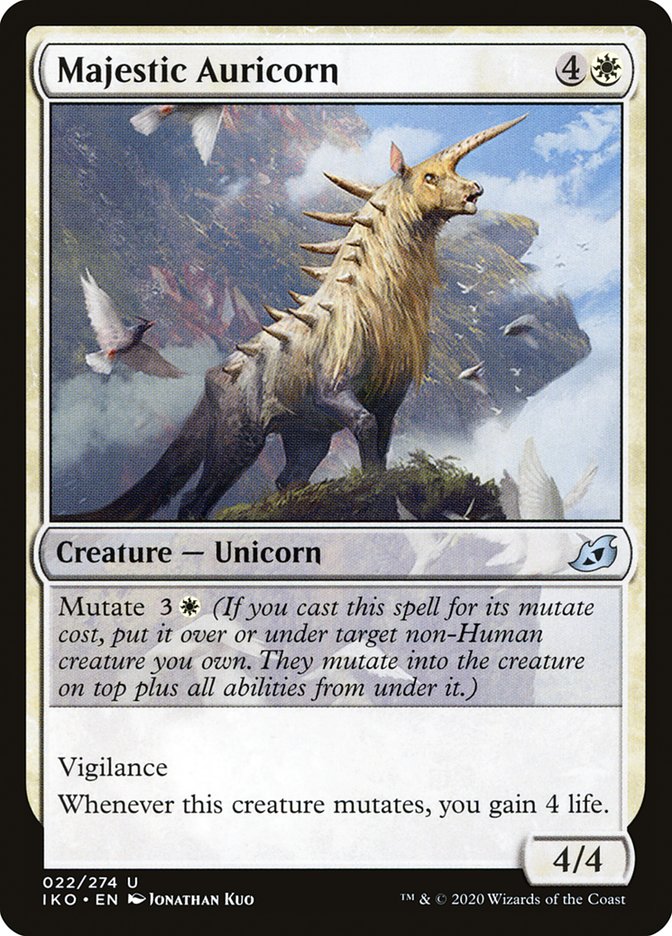 Majestic Auricorn [Ikoria: Lair of Behemoths] Magic: The Gathering