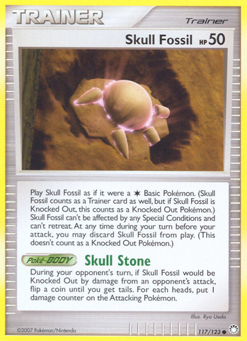 Skull Fossil (117/123) [Diamond & Pearl: Mysterious Treasures] Pokémon