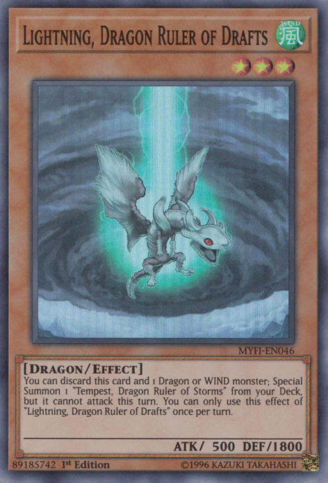 Lightning, Dragon Ruler of Drafts [MYFI-EN046] Super Rare Yu-Gi-Oh!