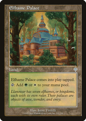 Elfhame Palace [Invasion] Magic: The Gathering