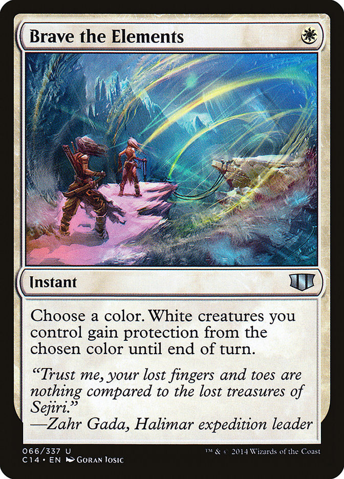 Brave the Elements [Commander 2014] Magic: The Gathering