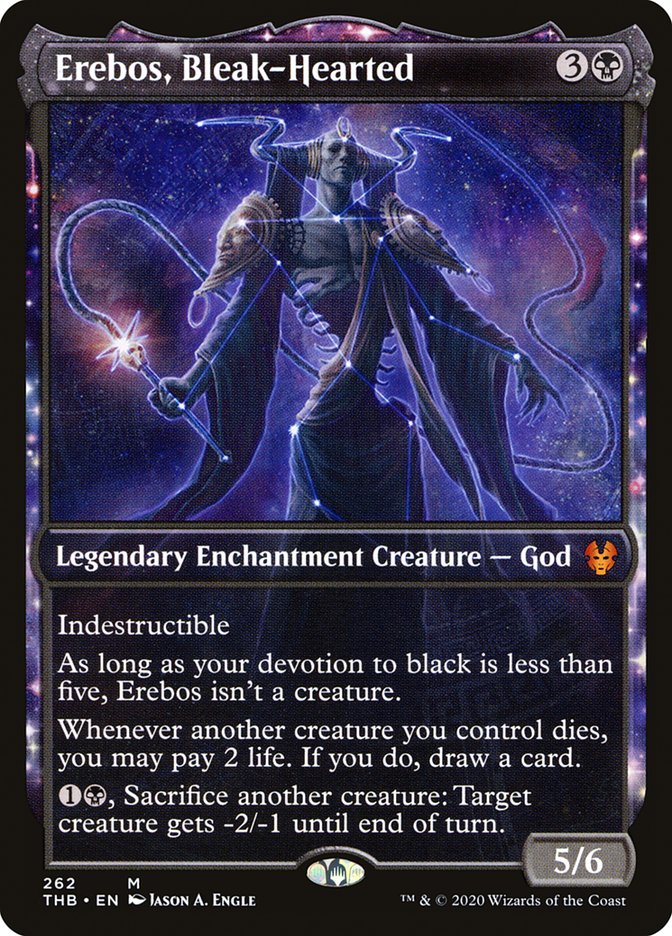 Erebos, Bleak-Hearted (Showcase) [Theros Beyond Death] Magic: The Gathering