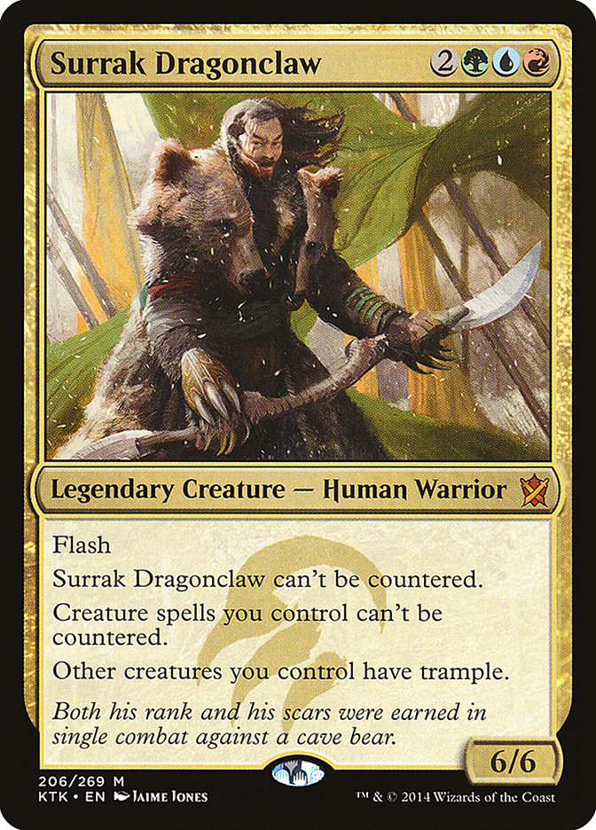 Surrak Dragonclaw [Khans of Tarkir] Magic: The Gathering