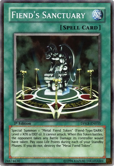 Fiend's Sanctuary [DPKB-EN035] Super Rare Yu-Gi-Oh!