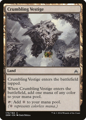 Crumbling Vestige [Oath of the Gatewatch] Magic: The Gathering