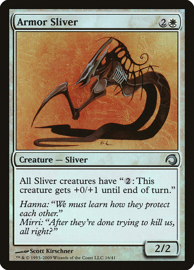 Armor Sliver [Premium Deck Series: Slivers] Magic: The Gathering
