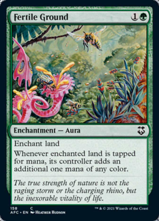 Fertile Ground [Dungeons & Dragons: Adventures in the Forgotten Realms Commander] Magic: The Gathering