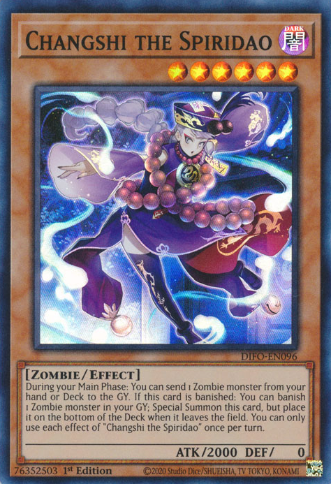 Changshi the Spiridao [DIFO-EN096] Super Rare Yu-Gi-Oh!