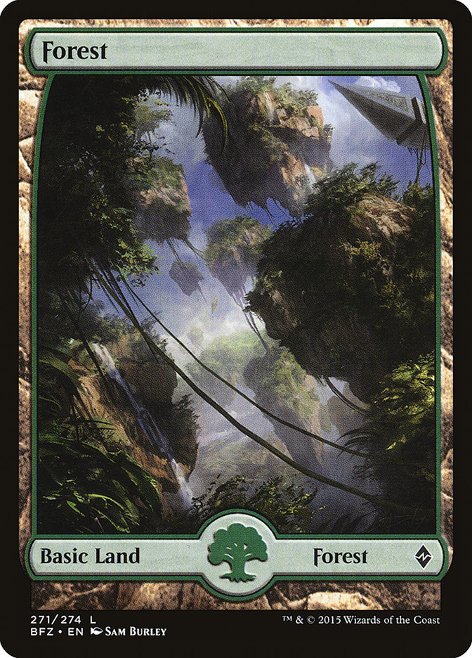 Forest (271) [Battle for Zendikar] Magic: The Gathering
