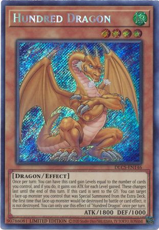 Hundred Dragon [DLCS-EN146] Secret Rare Yu-Gi-Oh!