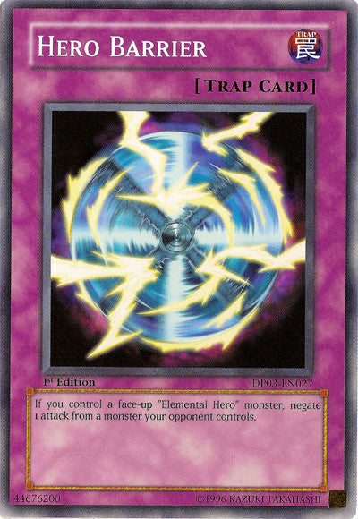 Hero Barrier [DP03-EN027] Common Yu-Gi-Oh!