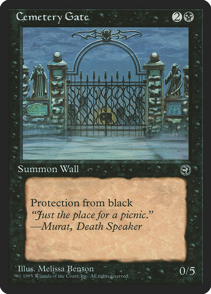Cemetery Gate (Murat Flavor Text) [Homelands] Magic: The Gathering