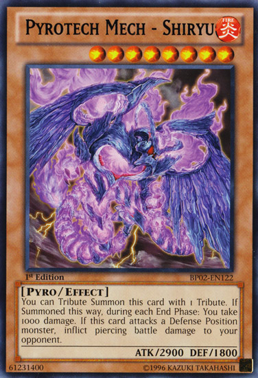 Pyrotech Mech - Shiryu [BP02-EN122] Rare Yu-Gi-Oh!