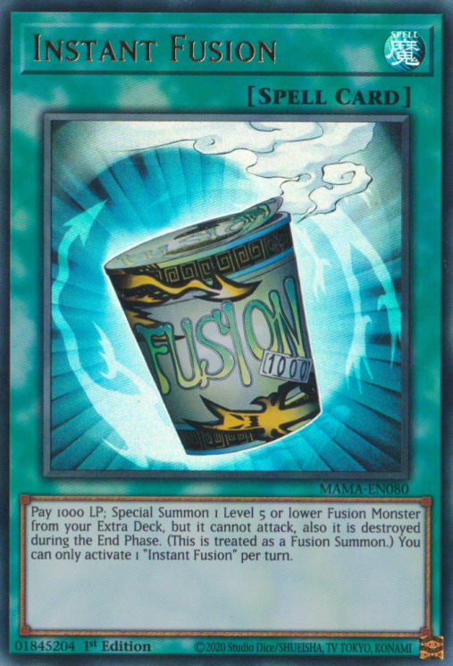 Instant Fusion [MAMA-EN080] Ultra Rare Yu-Gi-Oh!