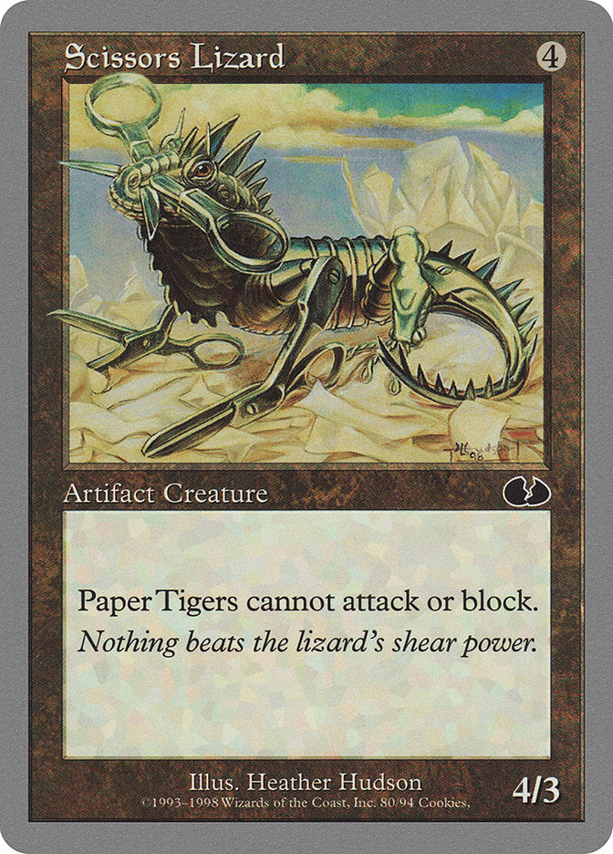 Scissors Lizard [Unglued] Magic: The Gathering
