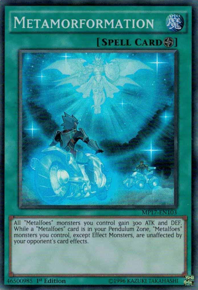 Metamorformation [MP17-EN103] Super Rare Yu-Gi-Oh!