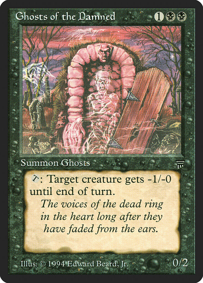 Ghosts of the Damned [Legends] Magic: The Gathering