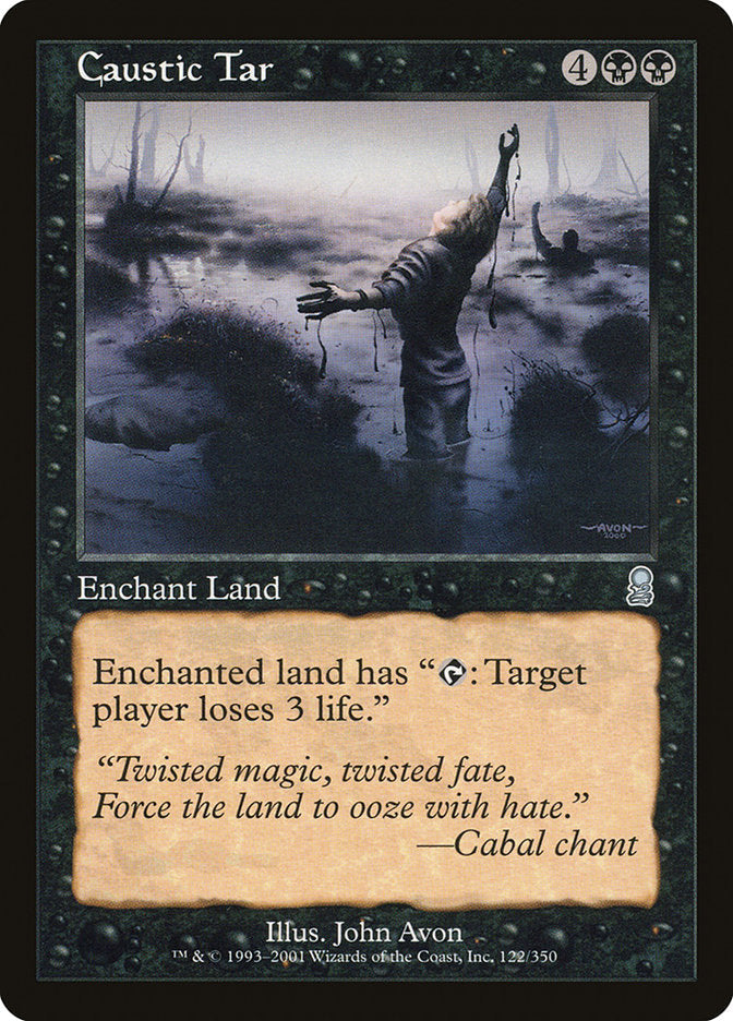 Caustic Tar [Odyssey] Magic: The Gathering