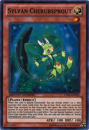 Sylvan Cherubsprout [LVAL-ENDE3] Super Rare Yu-Gi-Oh!