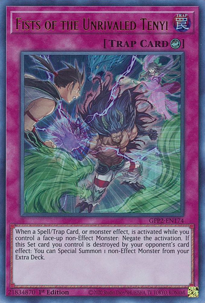 Fists of the Unrivaled Tenyi [GFP2-EN174] Ultra Rare Yu-Gi-Oh!