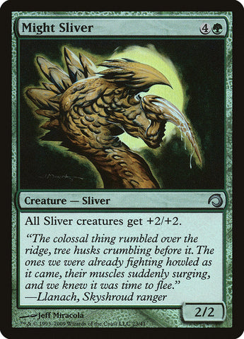Might Sliver [Premium Deck Series: Slivers] Magic: The Gathering