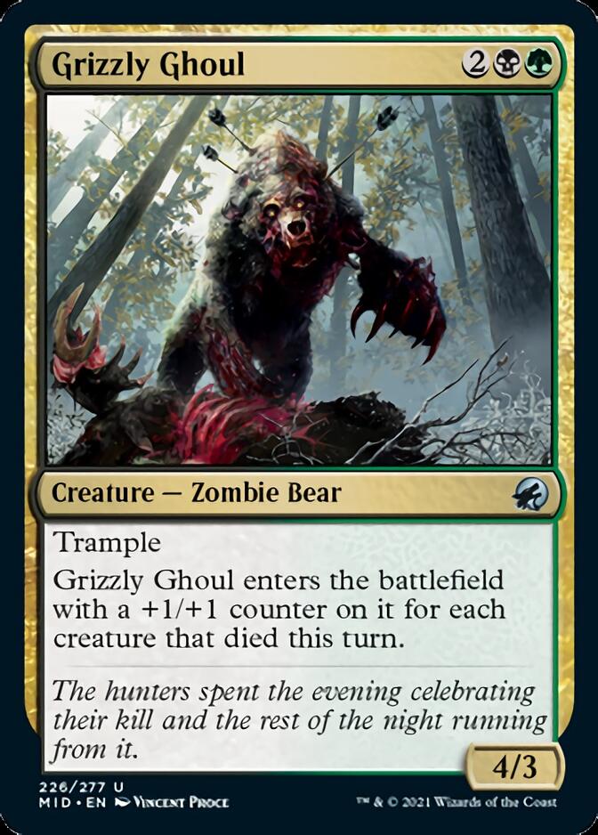 Grizzly Ghoul [Innistrad: Midnight Hunt] Magic: The Gathering
