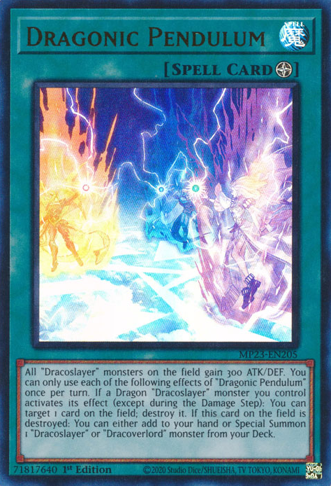 Dragonic Pendulum [MP23-EN205] Ultra Rare Yu-Gi-Oh!
