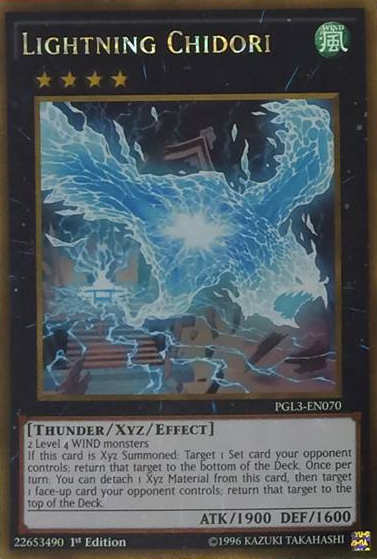 Lightning Chidori [PGL3-EN070] Gold Rare Yu-Gi-Oh!