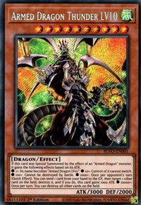 Armed Dragon Thunder LV10 [BLVO-EN001] Secret Rare Yu-Gi-Oh!